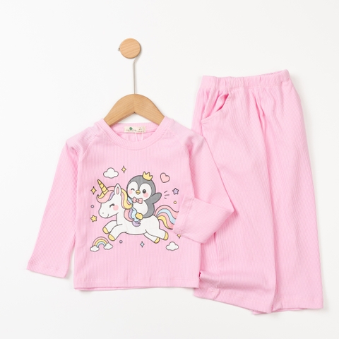 Bộ cotton TE-bé gái ĐG003 2/10 TSD05