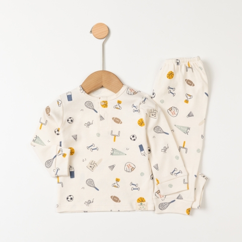 Bộ cotton TE-bé trai ĐB007 9/36m sơ sinh
