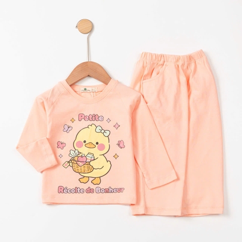 Bộ cotton trẻ em - bé gái ĐG003 1/7
