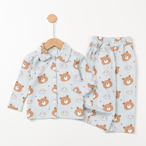 Bộ cotton trẻ em - bé gái ĐG002 2/10 TSD13