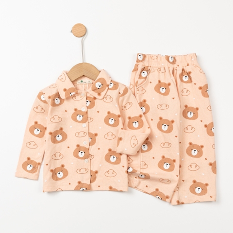 Bộ cotton trẻ em - bé gái ĐG002 2/10 TSD13