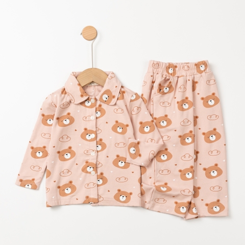 Bộ cotton trẻ em - bé gái ĐG002 2/10 TSD13