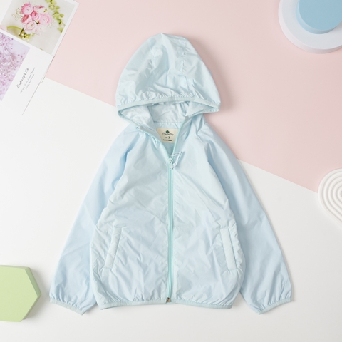 Áo gió trơn Bé trai, bé gái chun kẹp size 2/7 tuổi