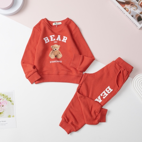 BNBH- Bộ nỉ da cá BT, BG in gấu 2/8