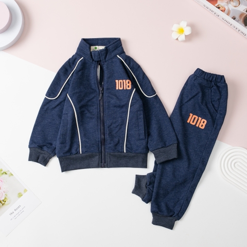 Bộ nỉ da cá BT, BG khóa in 1018 size 3/8