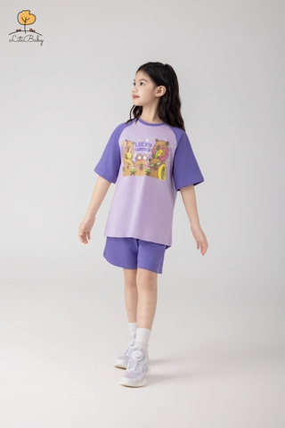 H523 Bộ cotton BG ngắn tay phối 10/16