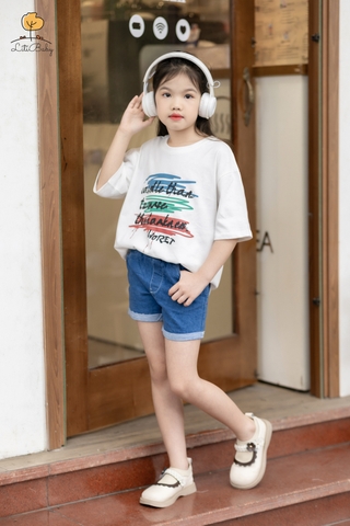 Áo cotton Bé trai, bé gái vải Hàn cao cấp size 4/16 tuổi