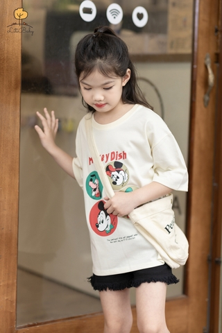 Áo cotton Bé trai, bé gái vải Hàn cao cấp size 4/16 tuổi