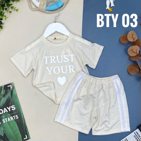 Bộ cotton BG Trust Your 10/16