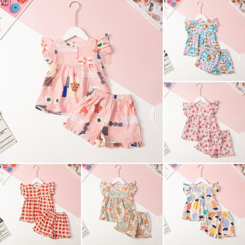 Bộ lanh BG cúc ngực cánh tiên 2/8 x24