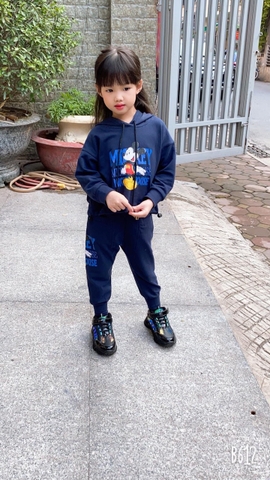 Bộ BG nỉ mũ Mickey 3/10