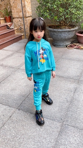 Bộ BG nỉ mũ Mickey 3/10