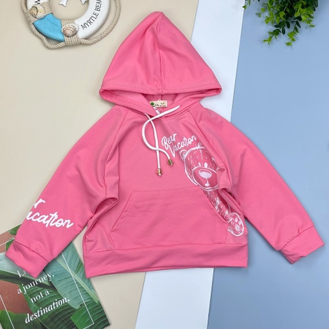 Áo nỉ hoodie in gấu 9/14