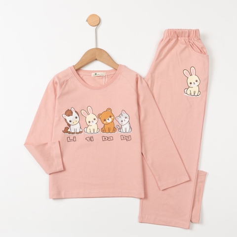 Bộ cotton trẻ em - bé gái ĐG001 8/14