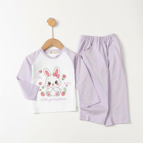 Bộ cotton trẻ em - bé gái ĐG003 2/10