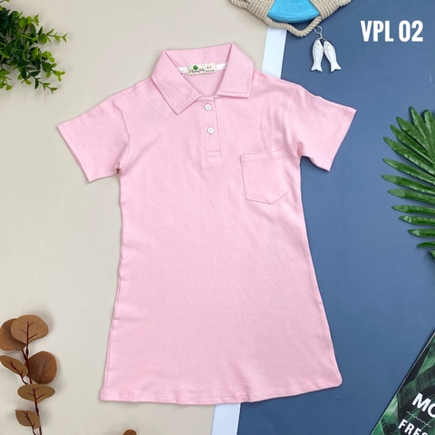 Váy Polo BG ngắn tay 1 túi 10/16