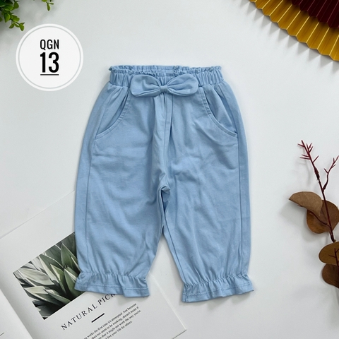 Quần bé gái thu đông nơ bo gấu 1/7T