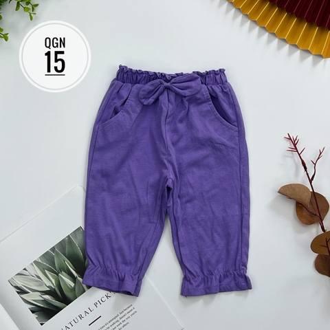 Quần bé gái thu đông nơ bo gấu 1/7T