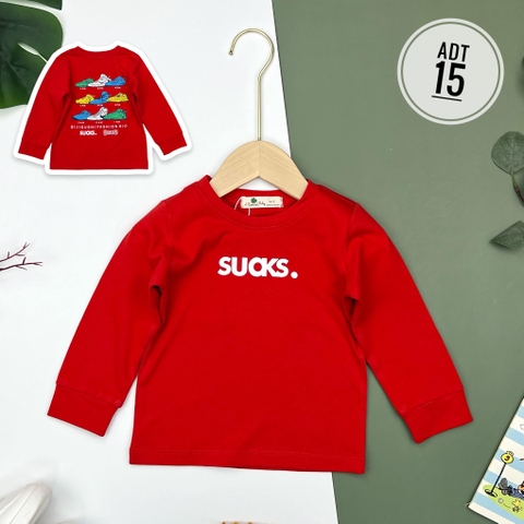 Áo bé trai cotton thu đông nhiều màu size đại 8/16