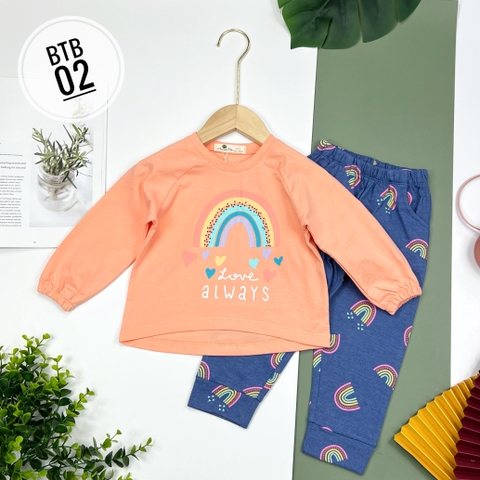 Bộ bé gái thu đông Litibaby 1/10