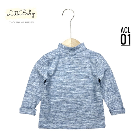 Áo cotton cổ 3F trẻ em size nhí 1/7 x22