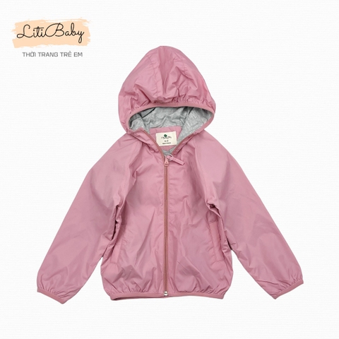 Áo gió trơn Bé trai, bé gái chun kẹp size 2/7 tuổi