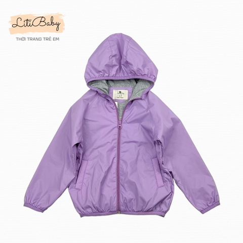 Áo gió trơn Bé trai, bé gái chun kẹp size 2/7 tuổi