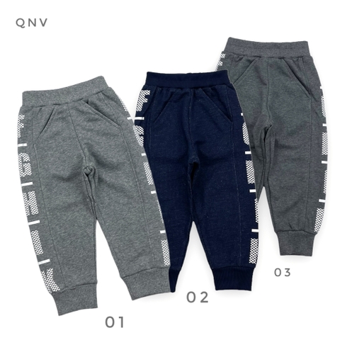 Quần nỉ da cá phối sườn 1/7