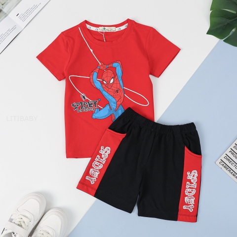 Bộ Bé trai ngắn tay người nhện 2/8( lô 2)