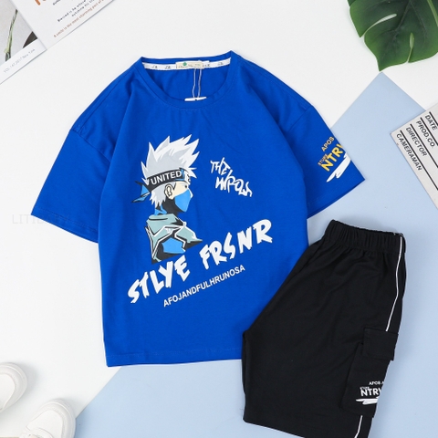 Bộ Bé trai ngắn tay 4 chiều in STLYE 10/18