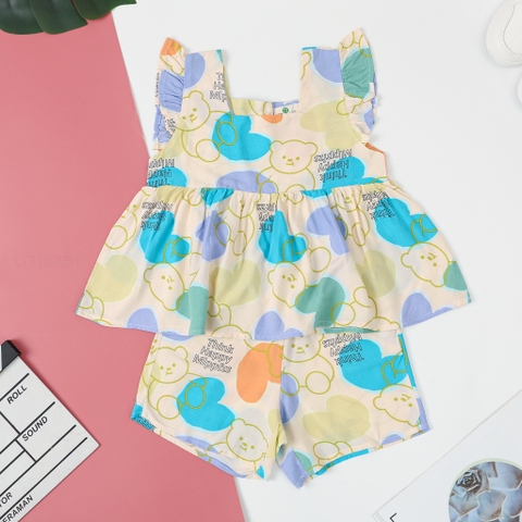 Bộ lanh Bé gái size 2/12T