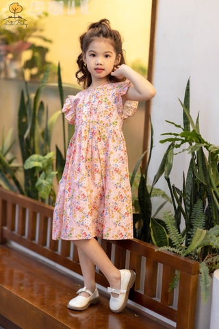 H539 Váy cotton trẻ em - V02 2/12