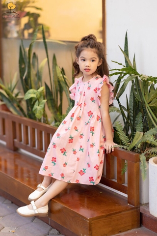 H539 Váy cotton trẻ em - V02 2/12