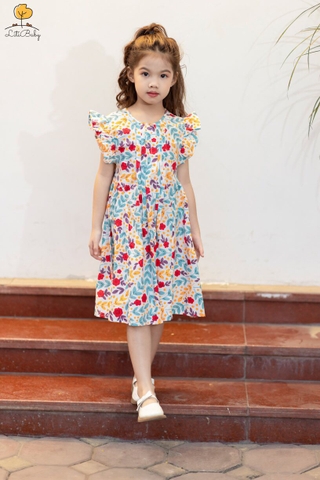 H539 Váy cotton trẻ em - V02 2/12