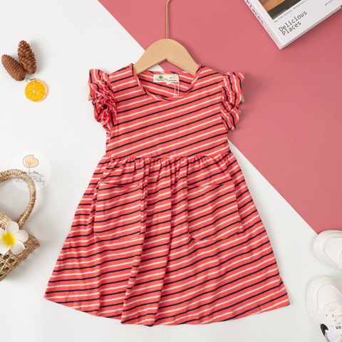 Váy cotton viền tay 2 túi trước 2/10