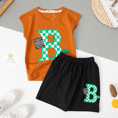 Bộ Bé trai Litibaby sát nách 2 chiều size 1/7 tuổi