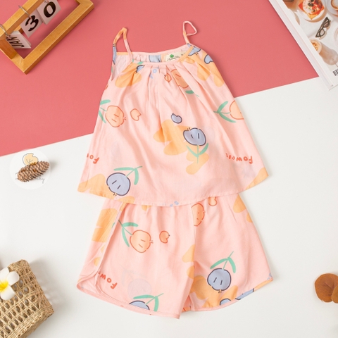 Bộ lanh Bé gái 2 dây size 2/7 tuổi