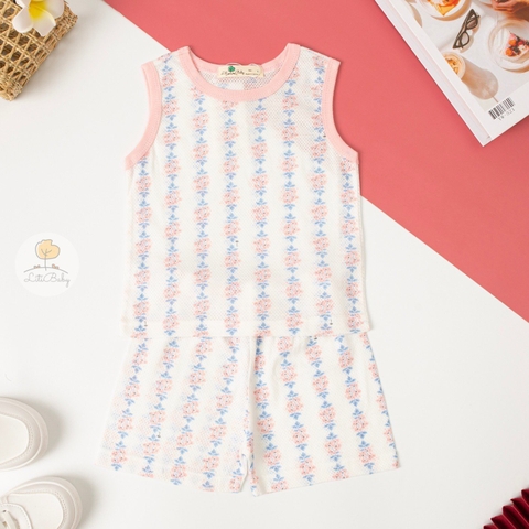Bộ cotton TE sợi tre HQ sát nách 1/5