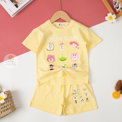 Bộ quần áo cotton TE BG ngắn tay 2 chiều 2/7