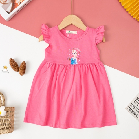 Váy cotton Bé gái cánh tiên size 1/6 tuổi
