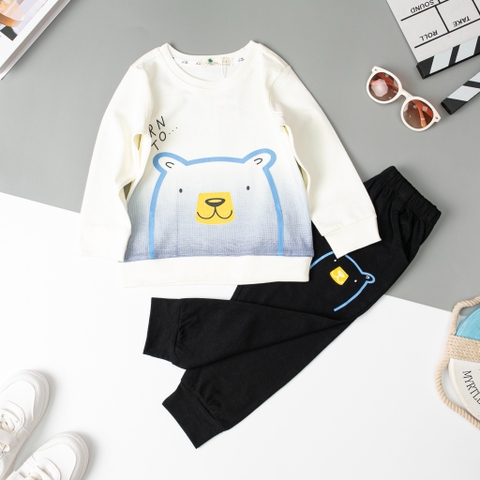 Bộ Bé trai thu đông 2 chiều Litibaby size 2/8 tuổi