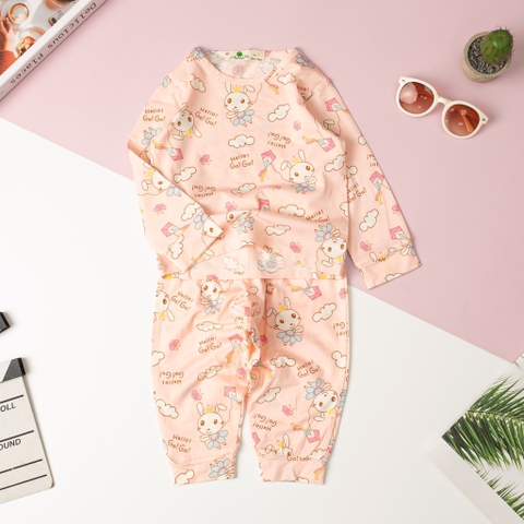 Bộ thun cotton thu đông size 1/5 tuổi
