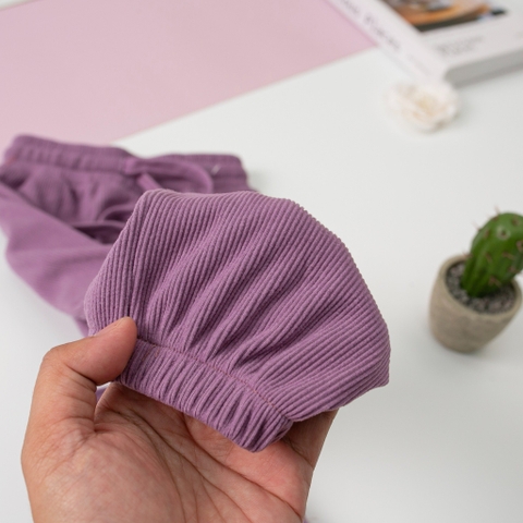Quần nhung Bé gái chun, bo gấu size 10/16 tuổi