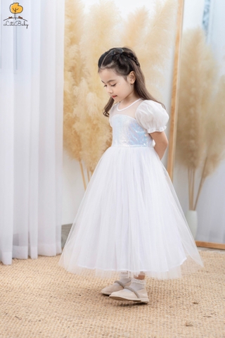 Joyncleon cô gái váy trẻ em ren pháp váy bé thời trang váy công chúa bé