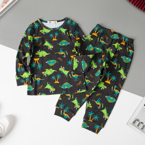 Bộ Bé trai, bé gái thu đông họa tiết size 3/10 tuổi