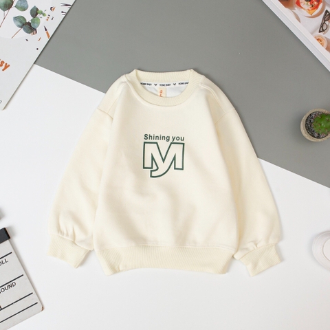 Áo thời trang trẻ em 2/6- nỉ cổ tròn