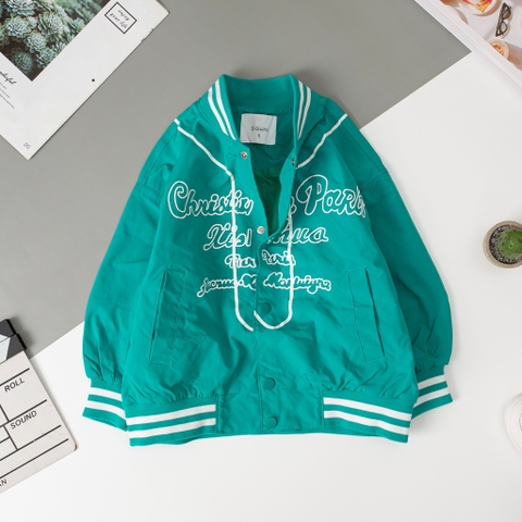 Áo khoác Bé trai, bé gái dáng bomber TQ size 5/13 tuổi