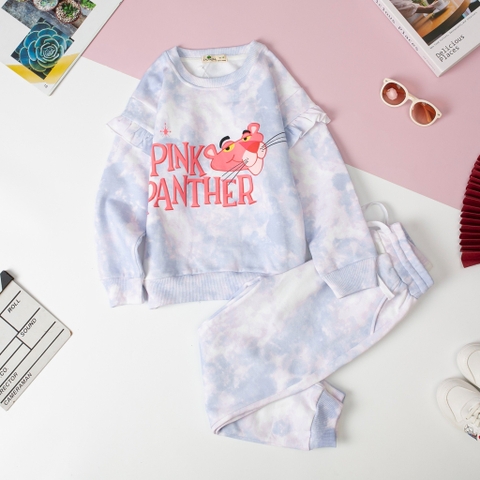 Bộ Bé gái nỉ bông màu loang size 12/18 tuổi