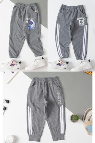 Quần cotton thu đông Bé trai nhiều màu size 8/16 tuổi