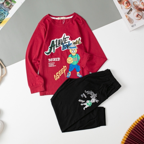 Bộ thu đông Bé trai 2 chiều size 10/16 T